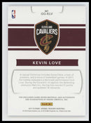 2017-18 Panini National Treasures Game Gear Kevin Love #/25 Auto #GG-KLV