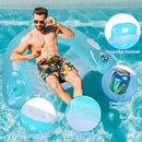 2Pcs Inflatable Float Pool Chair 286lbs Load Water Lounger Floating Mattress with Cup Holder Arm Rest Outdoor Pool Party Beach
