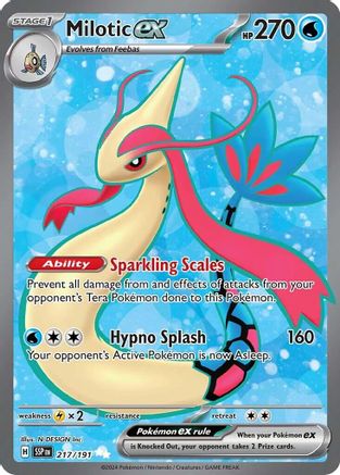 Milotic ex 217/191 - SV08 Surging Sparks Holofoil
