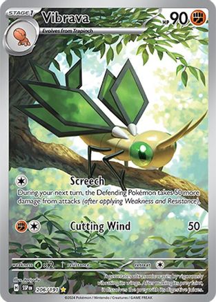 Vibrava 206/191 - SV08 Surging Sparks Holofoil