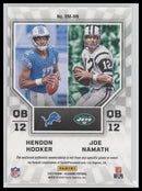 2023 Panini Illusions Rookie Idols Dual Memorabilia H Hooker / J Namath #RM-HN