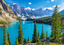 500 Piece Jigsaw Puzzle, Spring at Moraine Lake, Canada, Mountain view, Landscape puzzle, Adult Puzzle, Castorland B-53810