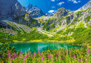 1000 Piece Jigsaw Puzzle, Zelene Pleso, Tatras, Slovakia, Mountains landscape, Nature puzzles, Adult Puzzle, Castorland C-105267-2