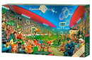 4000 Piece Jigsaw Puzzle, Football Championship, Funny sports puzzle, Soccer Match, Cartoon Chaos Style, Adult Puzzle, Castorland C-400393-2