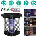 Electric Solar Powered Bug Zapper 1076Sq.Feet Range Mosquito Killer Lamp IP65 Waterproof Insect Fly Trap Catcher for Indoor Outdoor