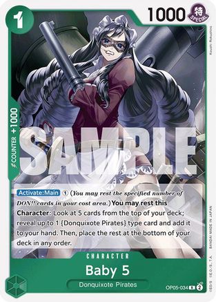 Baby 5 (OP05-034) (Reprint) (OP05-034) - Premium Booster -The Best- Foil