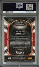 2021 Panini Select Ufc Silver Prizm Khamzat Chimaev 10 PSA #57