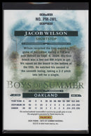 2025 Panini Boys of Summer Prospect Material Signatures Red Jacob Wilson #/49