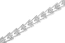 Sterling Silver Diamond Wave-Style Link Bracelet (0.5 cttw, I-J Color, I3 Clarity)