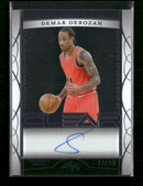 2023 Leaf Trinity Clear Auto Silver DeMar DeRozan #/49 Auto #CA-DDR