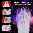 Halloween Animatronic Standing Bride 7.2 FT Haunted House Decoration