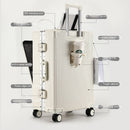 Trolley Aluminum Frame Large Capacity Front Opening Luggage