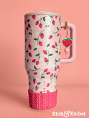 Strawberry Bar Charm - Tumbler Handle Charm