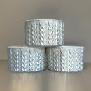 Silver Holographic Metallic MACRAME Tumbler Boot