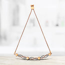 14K Rose Gold Plated .925 Sterling Silver Diamond Accent Layered Infinity Link and Heart Adjustable 4â€-10†Adjustable Bolo Bracelet (I-J Color, I3 Clarity)