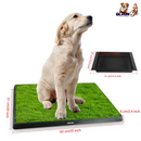 Dog Potty Training Artificial Grass Pad Pet Cat Toilet Trainer Mat Puppy Loo Tray Turf For Small Medium Dogs Indoor Outdoor Use