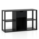 5-Cube Bookcase with Storage Drawer - Modern Display Shelf