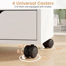 5-Drawer Mobile Storage Cabinet with Adjustable Shelf