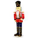 5 FT Christmas Nutcracker Outdoor Christmas Decoration with Glitter Sword