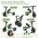 5-In-1 Toddler Bike Kids Balance Bike with Removable Pedals