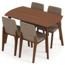 5-Piece Kitchen Table and Upholstered Chairs