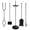 31 Inch 5 Pieces Hearth Fireplace Fire Tools Set