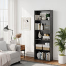5-Shelf Storage Bookcase Modern Multi-Functional Display Cabinet