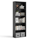 5-Shelf Storage Bookcase Modern Multi-Functional Display Cabinet