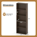 5-Tier Bookshelf Open Display Storage Organizer