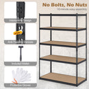 5-Tier Heavy Duty Garage Shelving Unit - 2200 LBS Capacity