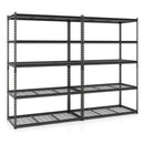 5-Tier Metal Shelving Unit 2000 lbs Capacity with Adjustable Wire Racks Set of