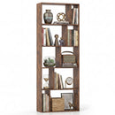 5-Tier Bookshelf with Open Back and Anti-Tipping Kit