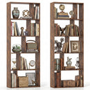 5-Tier Bookshelf with Open Back and Anti-Tipping Kit