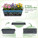 5-Tier Vertical Raised Garden Bed with Drainage System and Removable Trays for Vegetables
