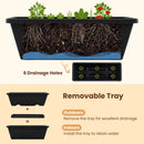 5-Tier Vertical Raised Garden Bed with Drainage Holes for Patio