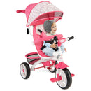 5-in-1 Detachable Baby Stroller Tricycle with Round Canopy
