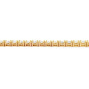 5.50ct Diamond Tennis Bracelet 18KT Yellow Gold