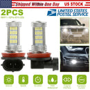 2PCS 800lm H8/H9/ H11 LED Fog DRL Light Bulb IP65 Water-Resistant 360¡ Beam Angle 6000K White