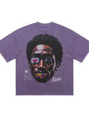 Men's Graphic Round Neck Short Sleeve T-Shirt