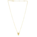 14k Yellow Gold Panther Head Necklace