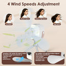 Rechargeable Tent Ceiling Fan with LED Light & Remote