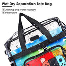 Clear Crossbody Bag Stadium Approved Clear Transparent Shoulder Bag See Through Zip Pouch Tote Bag Handbag with 11LBS Load