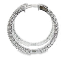 1.53ct Diamond Hoop Earrings 10KT White Gold