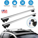 Car Roof Rack Cross Bars Aluminum Cargo Carrier Rooftop Crossbars Luggage Roof Rack Bar with 176lbs Max Load Fits Most Vehicles with Existing Raised S