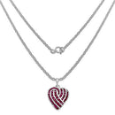 3.68 Carat Genuine Ruby .925 Sterling Silver Pendant