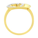 14KT Yellow Gold 1/10 ctw. Diamond Heart Shape Ring (K-L, I1-I2) - Size 7