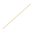 14k Yellow Gold Spaced Bead Bracelet (3.00 mm)