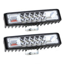 6" LED Light Bar 160W 5000lm Offroad Driving Spot Lights Work Light Pods IP67 Waterproof Fog Light Spot Flood Beam for Jeep Trailer Truck Bus Boat 2P