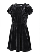 Epic Threads Little Girls Ruffled Velvet Dress, Size 6X