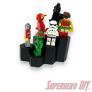 6-Level Hexagon Display Riser for LEGO® Minifigures